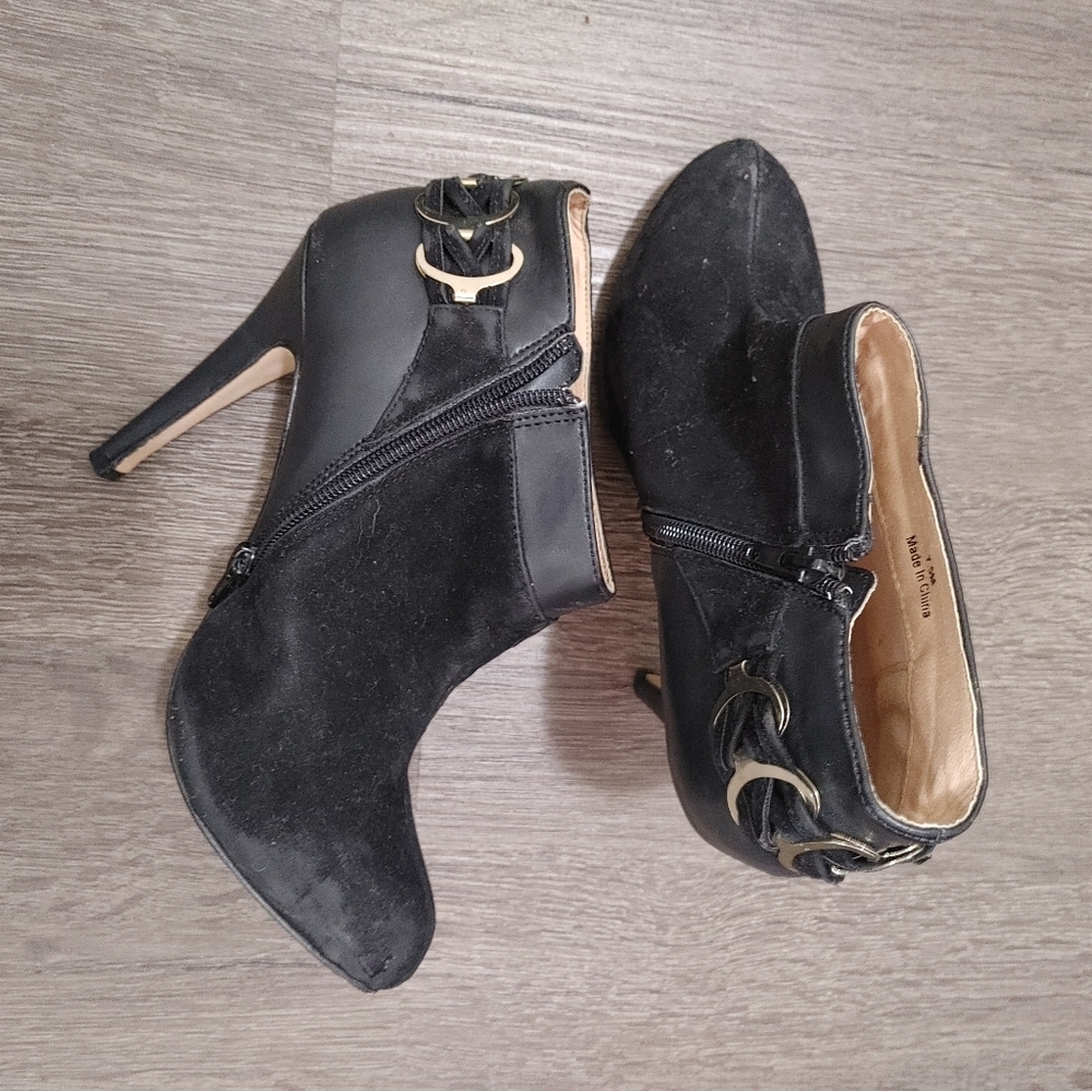 Booties with heels